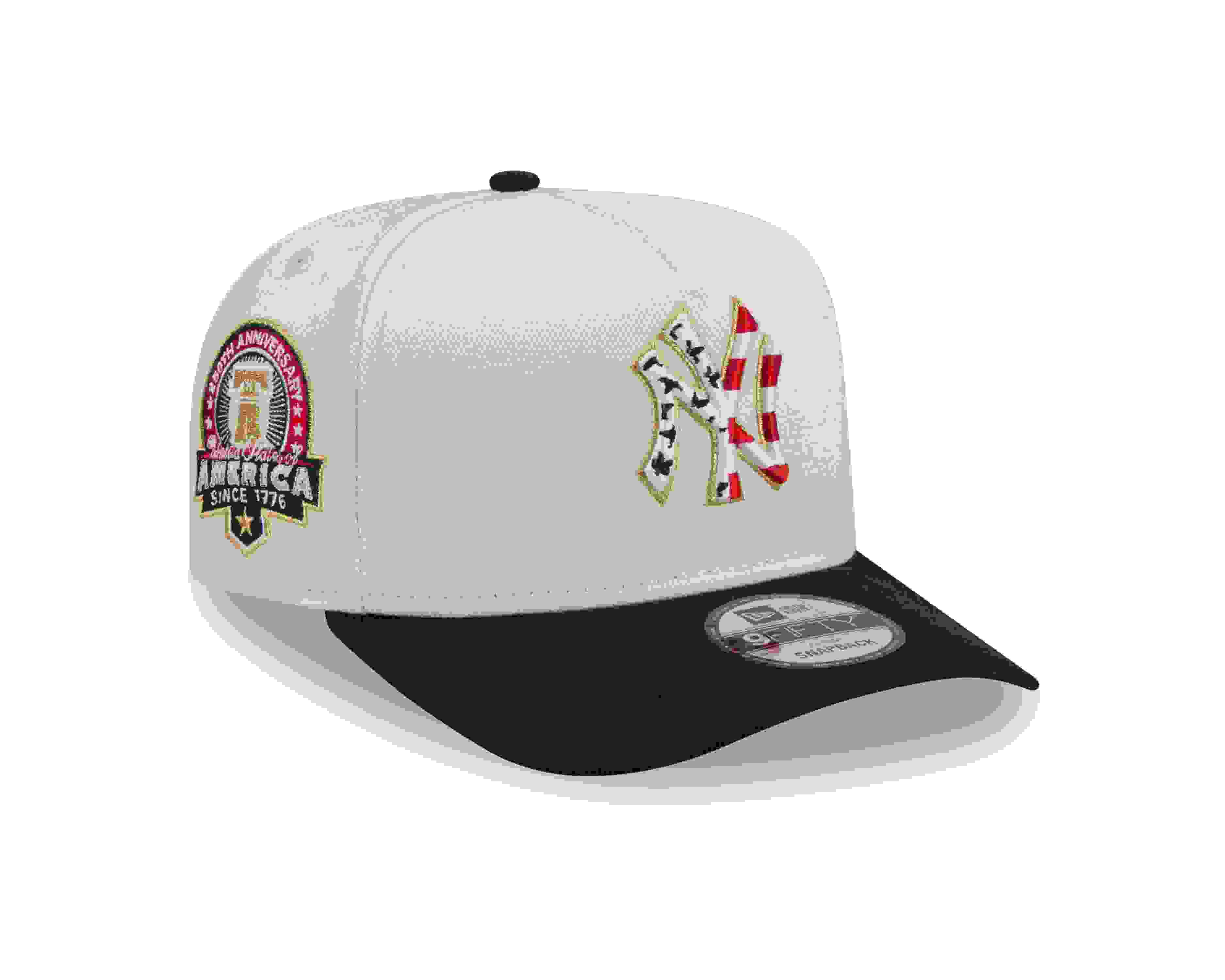 New Era New York Yankees 9FIFTY A-Frame 4th of July Cream Snapback Hat